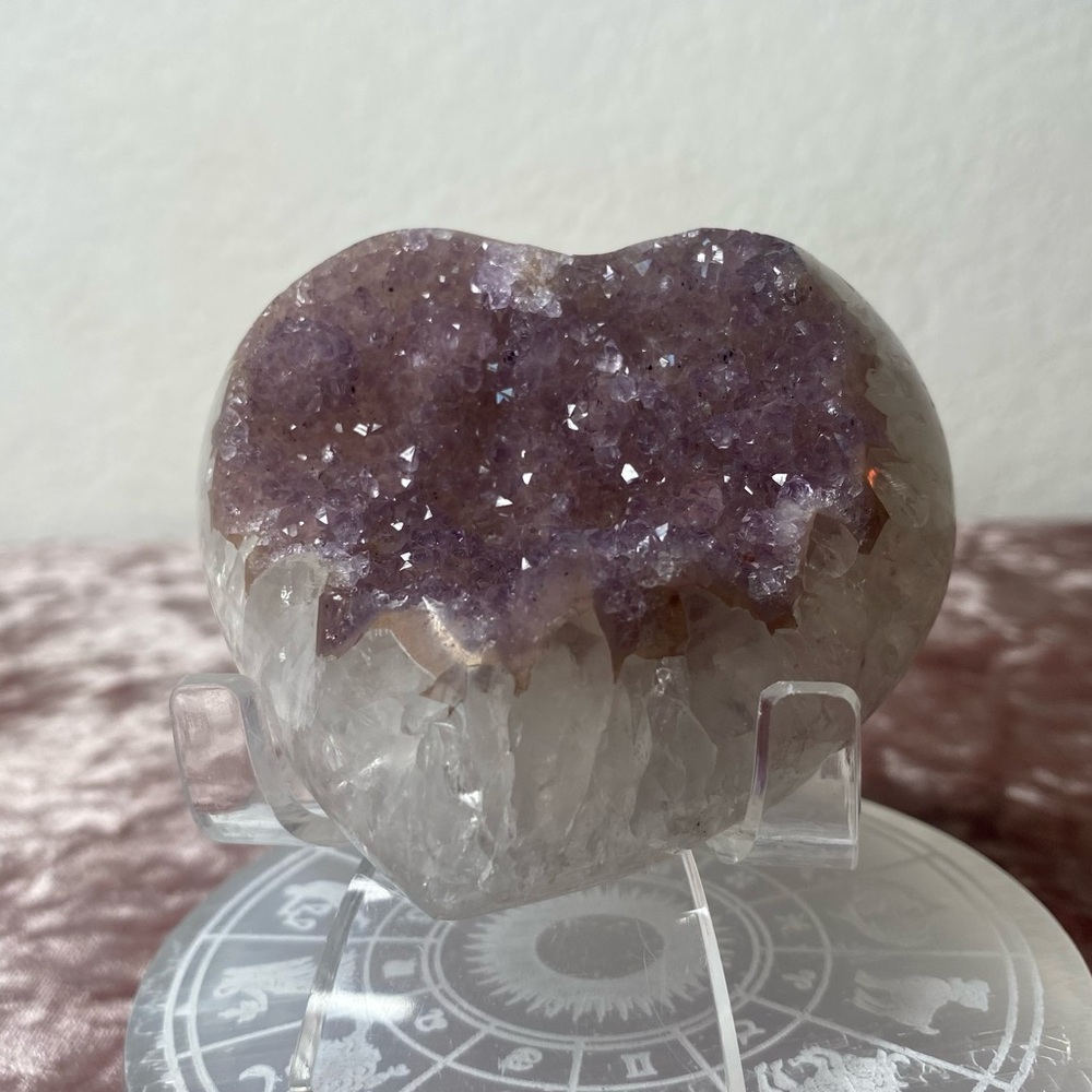 Pink Sugar Druzy Heart 💖✨💖